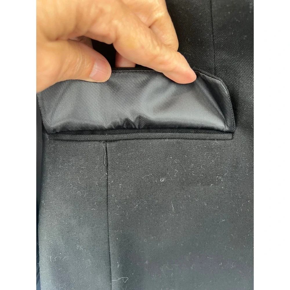 Banana Republic ICON BLAZER Double Breasted Gold Button Blazer Size 12 - Picture 6 of 10